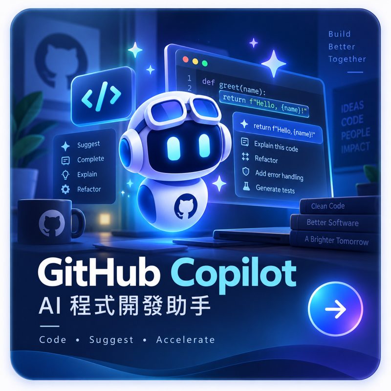 GitHub Copilot AI 程式開發助手